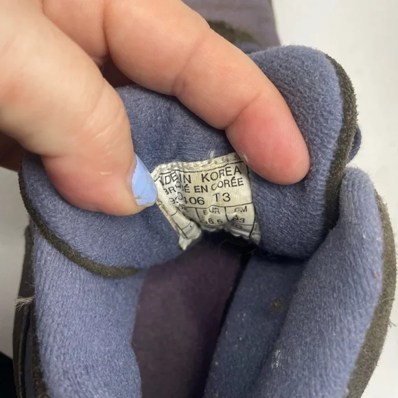 90s Nike Hightop Hiking Boots Sneakers Purple Gray leather Womens Size 6 Caldera - Picture 8 of 13